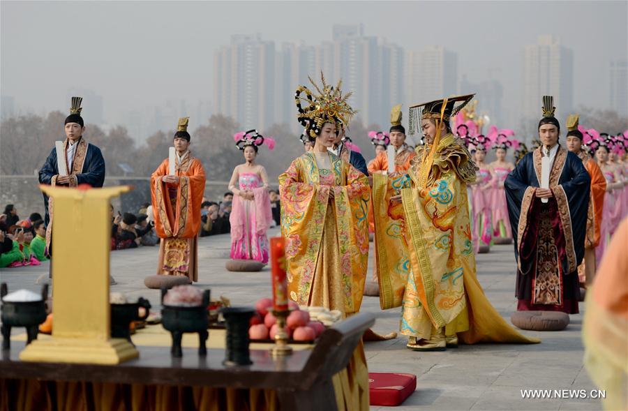 CHINA-XI'AN-WINTER SOLSTICE-WORSHIP CEREMONY (CN)