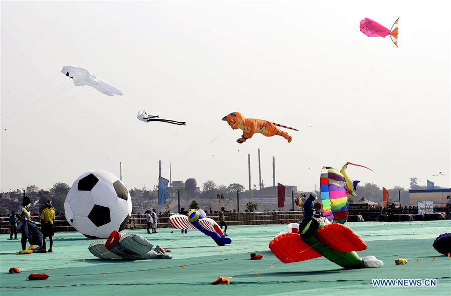 INDIA-AHMADABAD-INTERNATIONAL KITE FESTIVASL