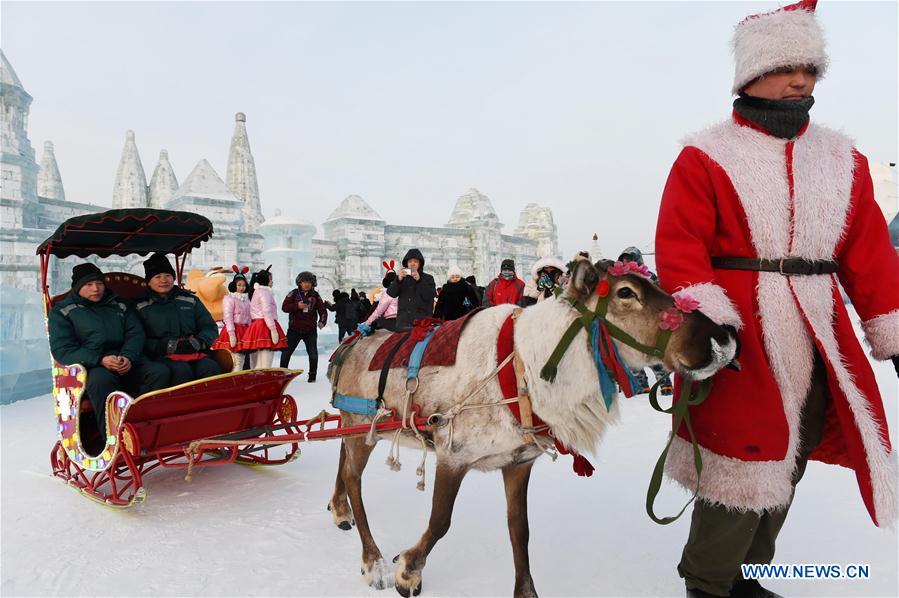 CHINA-HEILONGJIANG-HARBIN ICE-SNOW WORLD-ICE MAILBOX (CN)