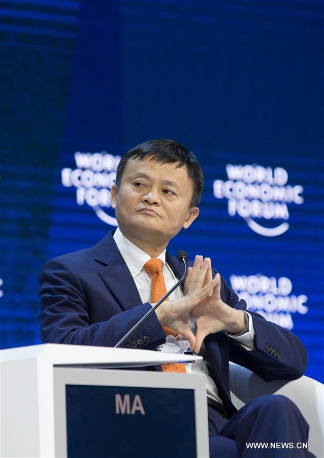 SWITZERLAND-DAVOS-WEF ANNUAL MEETING-E COMMERCE-JACK MA