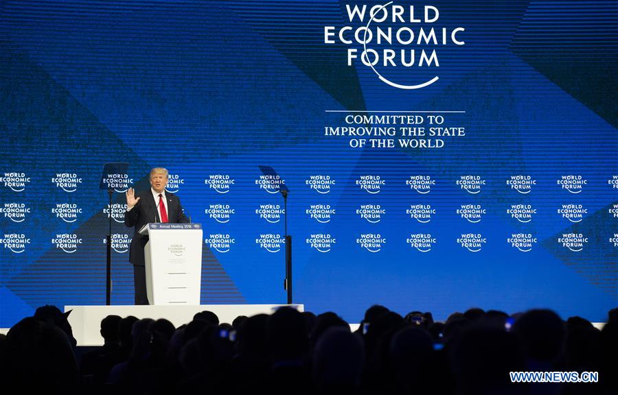 SWITZERLAND-DAVOS-WEF ANNUAL MEETING-US-TRUMP