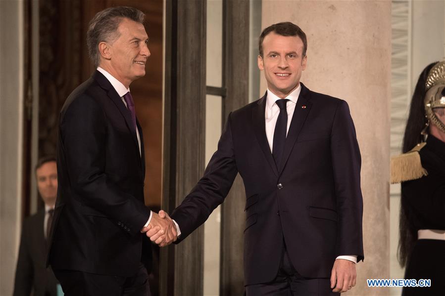 FRANCE-PARIS-ARGENTINA-PRESIDENT-VISIT