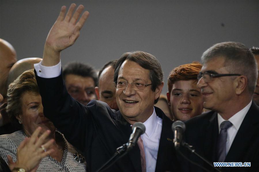 CYPRUS-NICOSIA-PRESIDENT-RE-ELECTING-SECOND TERM