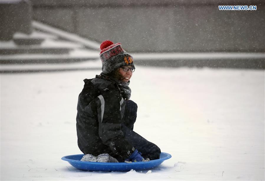 U.S.-CHICAGO-WINTER STORM