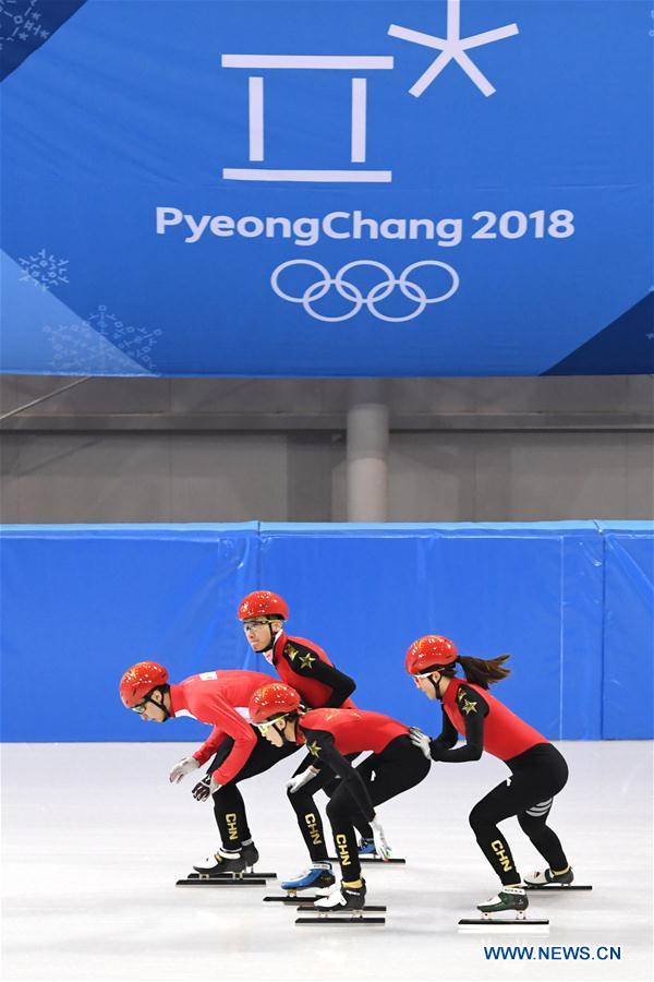 (SP)OLY-SOUTH KOREA-PYEONGCHANG-SHORT TRACK-TRAINING