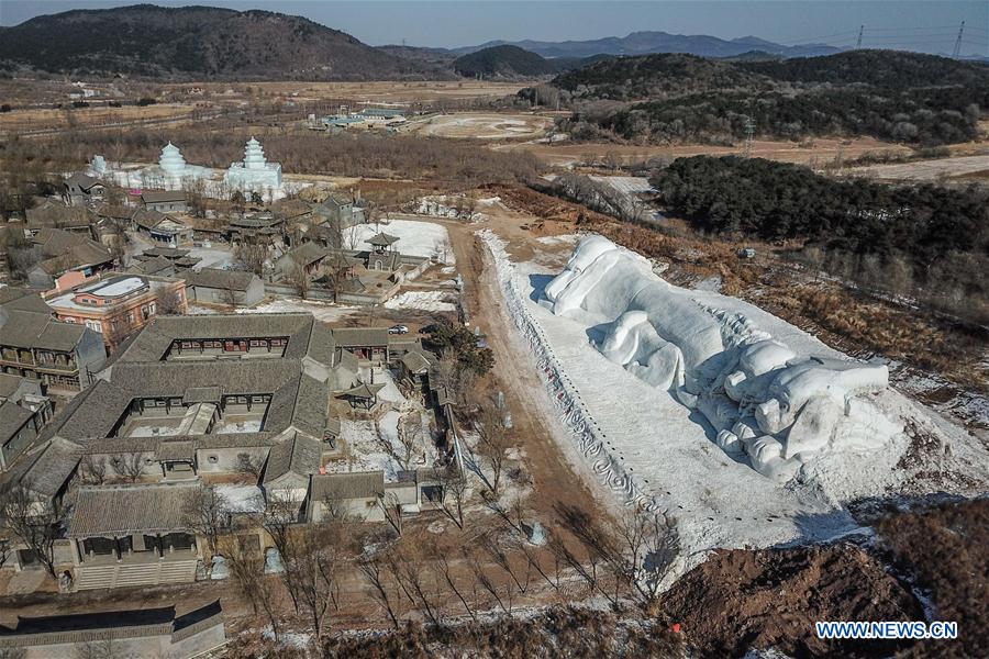 CHINA-LIAONING-SHENYANG-SNOW SCULPTURE (CN)