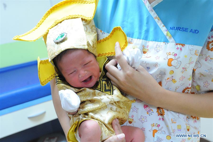 THAILAND-BANGKOK-BABIES-CHINESE NEW YEAR