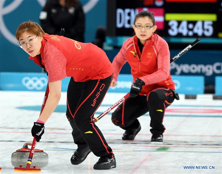 (SP)OLY-SOUTH KOREA-PYEONGCHANG-CURLING-WOMEN-ROUND ROBIN-CHN VS DEN