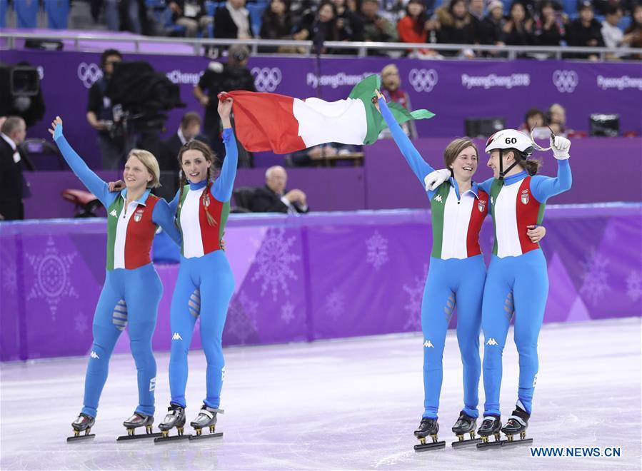 (SP)OLY-SOUTH KOREA-PYEONGCHANG-SHORT TRACK-LADIES' 3000M RELAY