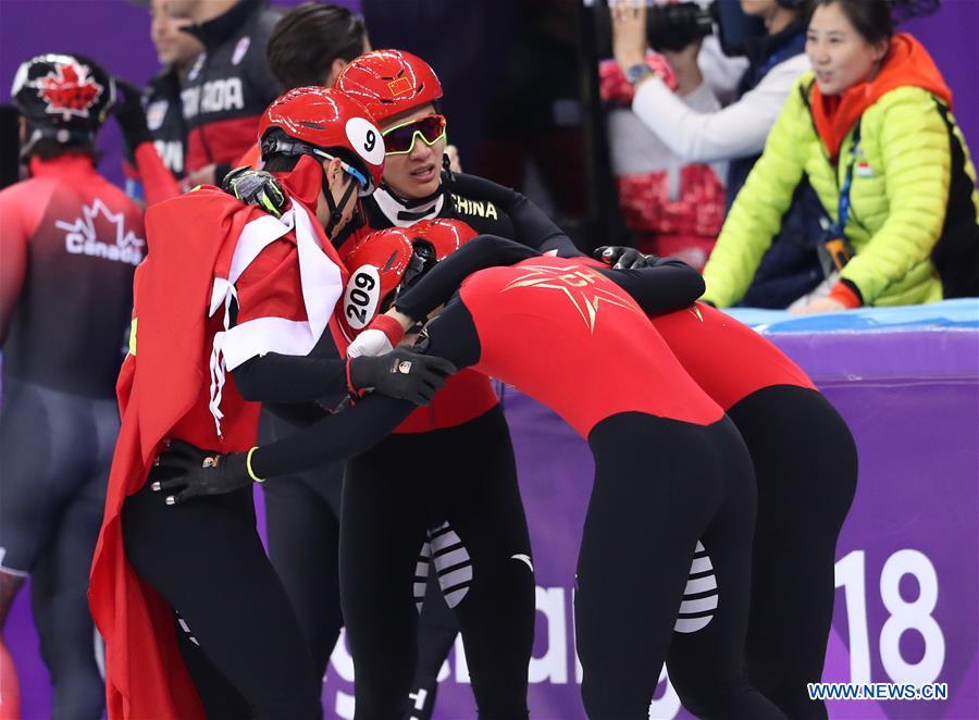 (SP)OLY-SOUTH KOREA-PYEONGCHANG-SHORT TRACK-MEN'S 5000M RELAY