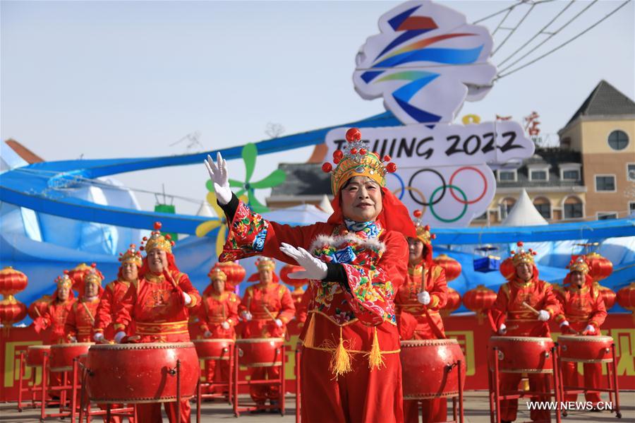 #CHINA-HEBEI-ZHANGJIAKOU-YANGGE DANCE (CN)