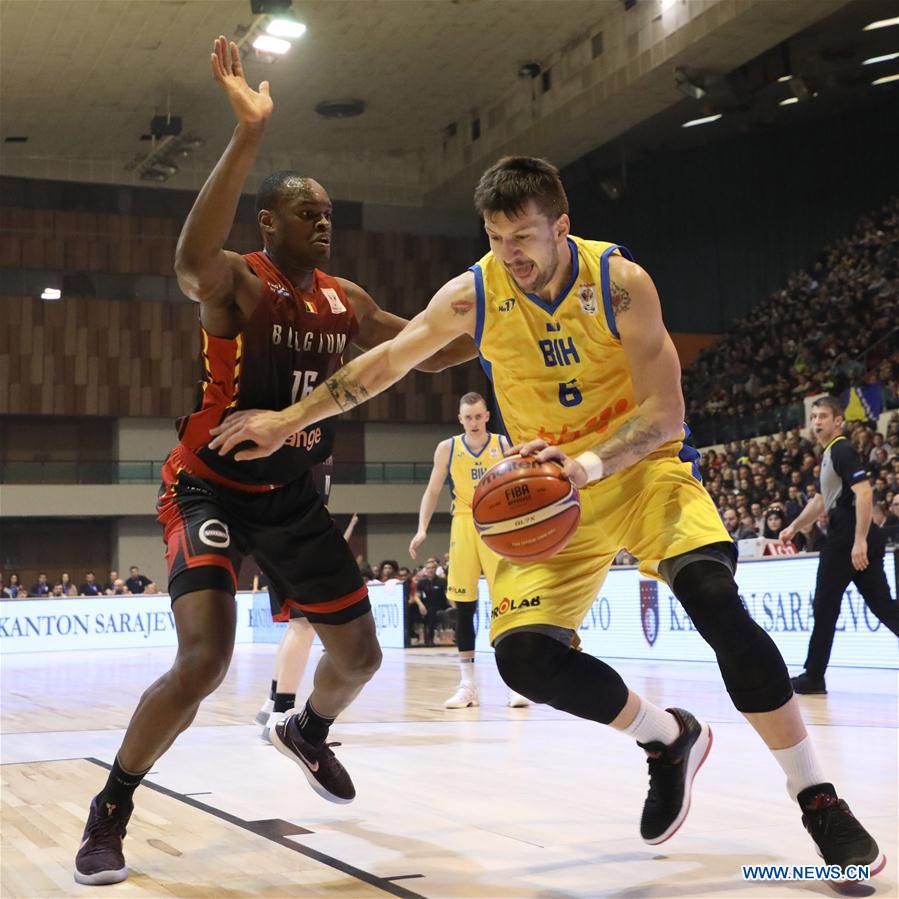 (SP)BIH-SARAJEVO-BASKETBALL-FIBA WORLD CUP 2019 QUALIFICATION-BIH VS BELGIUM