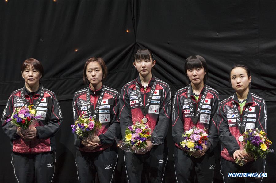 (SP)BRITAIN-LONDON-CHINA-ITTF TEAM WORLD CUP-WOMEN'S FINAL