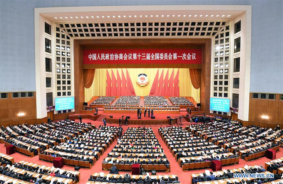 (TWO SESSIONS)CHINA-BEIJING-CPPCC-CLOSING MEETING (CN)