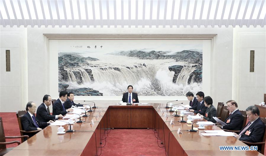 (TWO SESSIONS)CHINA-BEIJING-NPC-PRESIDIUM-EXECUTIVE CHAIRPERSONS-MEETING (CN)