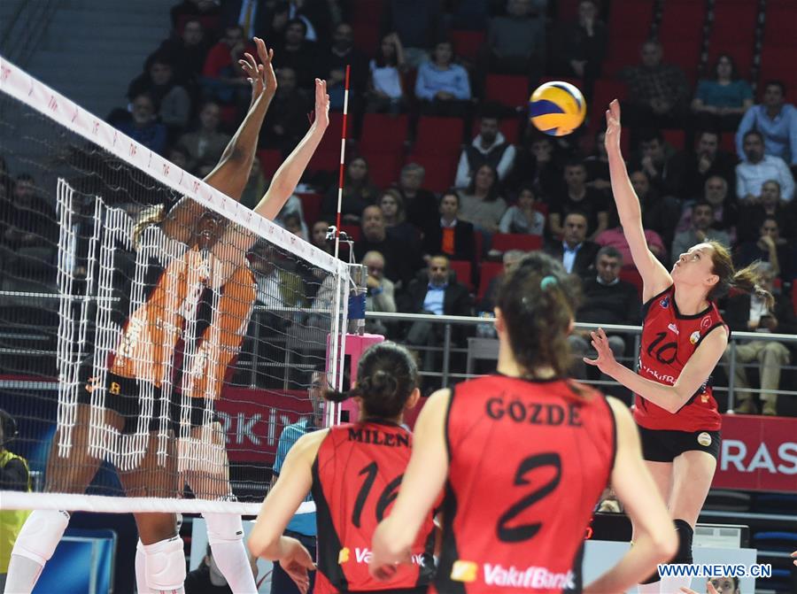 (SP)TURKEY-ISTANBUL-VOLLEYBALL-TURKISH WOMEN LEAGUE-SEMI FINAL-GALATASARAY VS VAKIFBANK