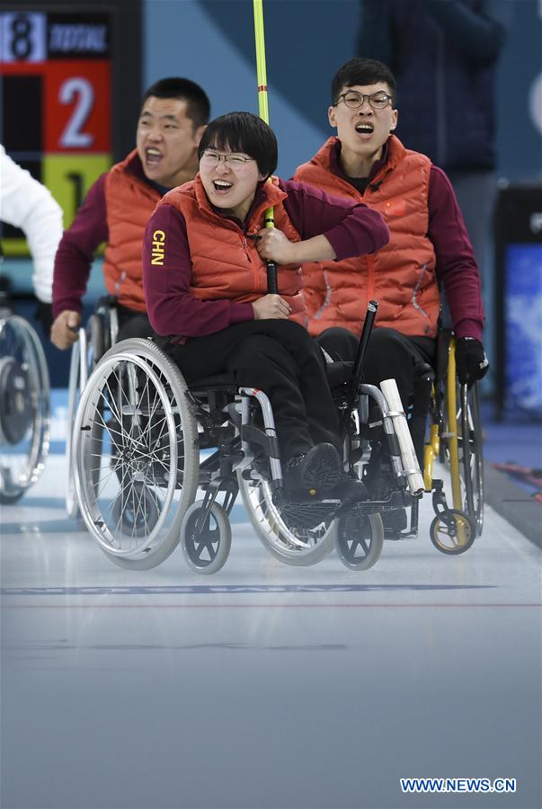 (SP)OLY-PARALYMPIC-SOUTH KOREA-GANGNEUNG-WHEELCHAIR CURLING-CHINA-GOLD MEDAL