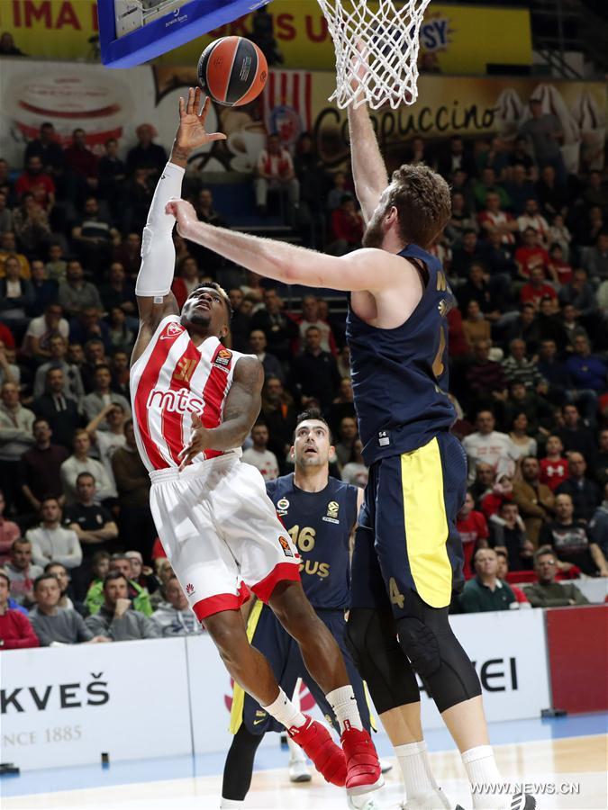 (SP)SERBIA-BELGRADE-BASKETBALL-EUROLEAGUE-CRVENA ZVEZDA VS FENERBAHCE