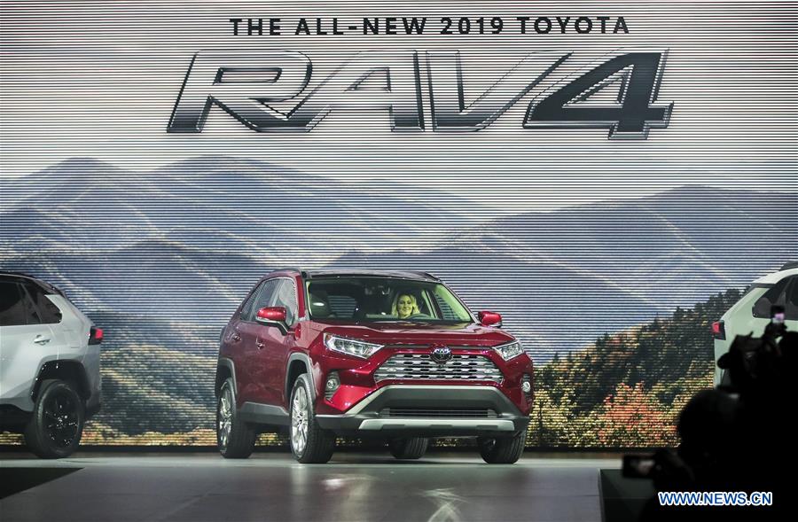 U.S.-NEW YORK-AUTO SHOW-2019 TOYOTA RAV4-DEBUT