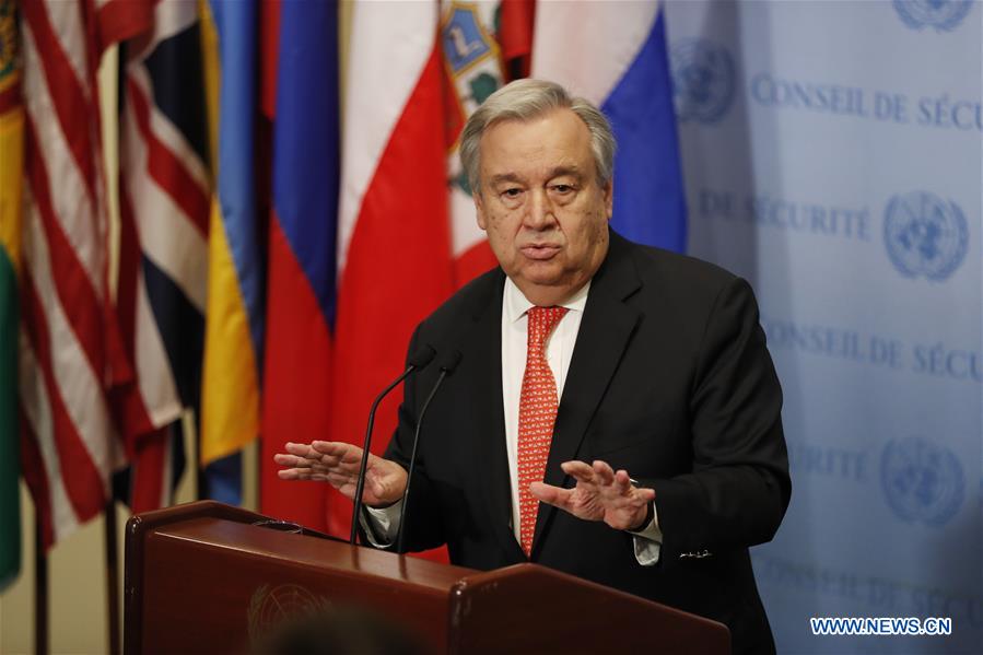 UN-ANTONIO GUTERRES-PRESS ENCOUNTER