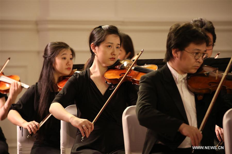 MYANMAR-YANGON-CHINA-ORCHESTRA