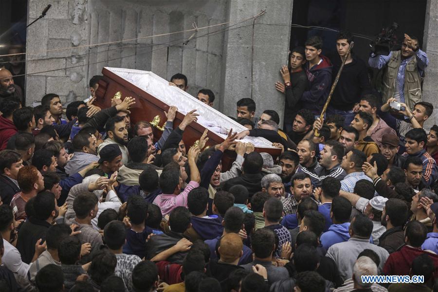 MIDEAST-GAZA-HAMAS-SCIENTIST-FUNERAL