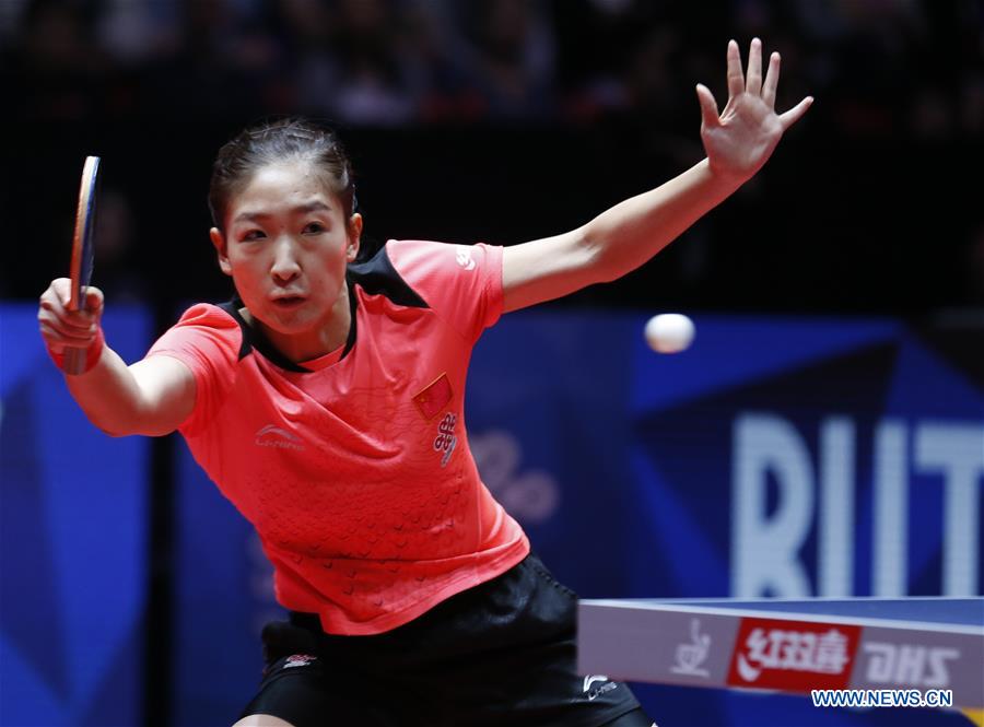 (SP)SWEDEN-HALMSTAD-ITTF WORLD TEAM CHAMPIONSHIPS 2018-WOMEN'S FINAL-CHN VS JPN