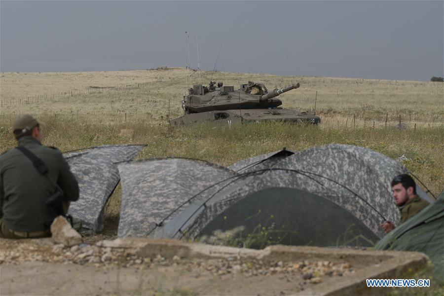 MIDEAST-GOLAN HEIGHTS-IDF-DRILL