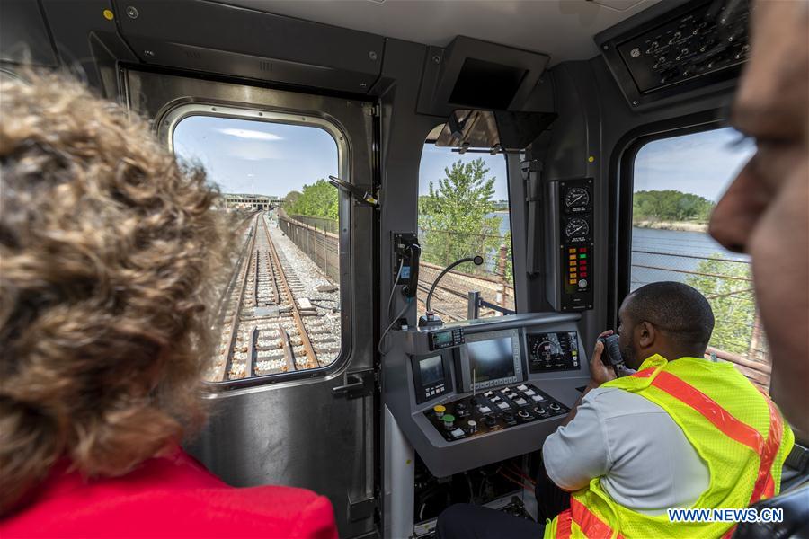 U.S.-BOSTON-CRRC-NEW TRAIN