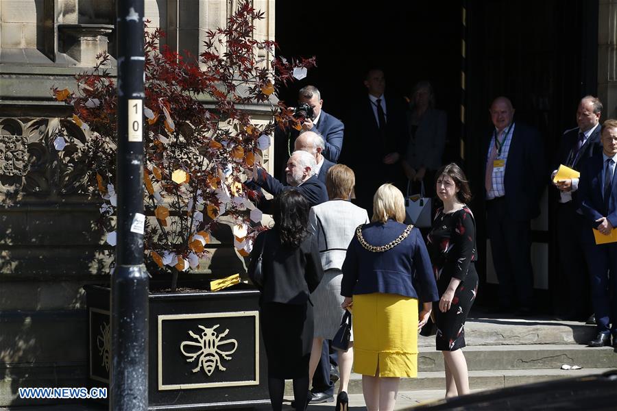 BRITAIN-MANCHESTER-TERROR ATTACK-ANNIVERSARY-COMMEMORATION