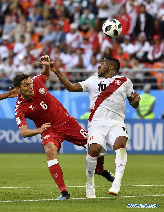 (SP)RUSSIA-SARANSK-2018 WORLD CUP-GROUP C-PERU VS DENMARK