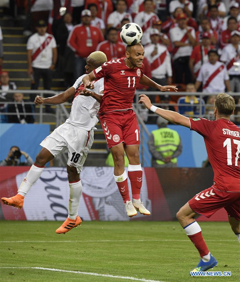 (SP)RUSSIA-SARANSK-2018 WORLD CUP-GROUP C-PERU VS DENMARK