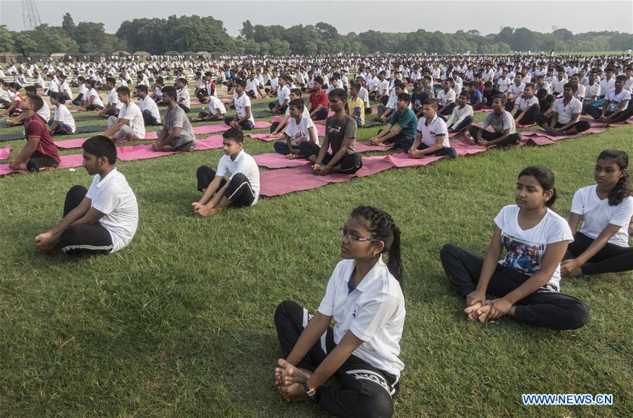 INDIA-KOLKATA-INTERNATIONAL YOGA DAY 