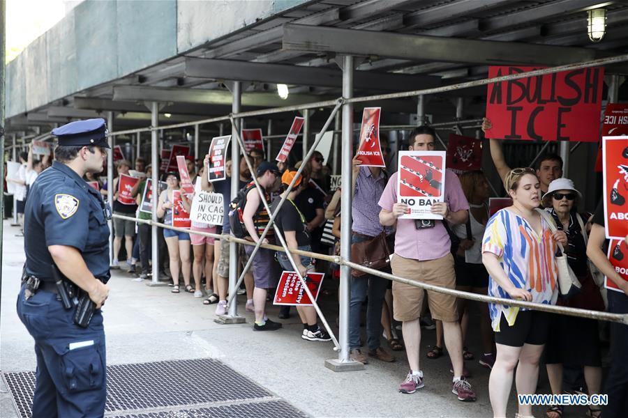 U.S.-NEW YORK-ANTI DEPORTATION PROTEST