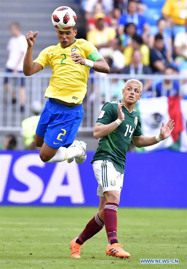 (SP)RUSSIA-SAMARA-2018 WORLD CUP-ROUND OF 16-BRAZIL VS MEXICO