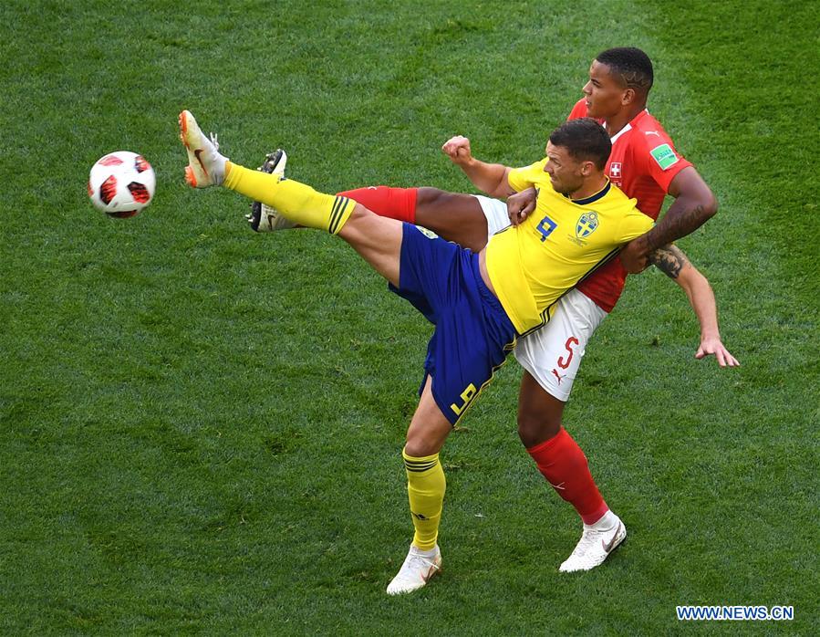 (SP)RUSSIA-SAINT PETERSBURG-2018 WORLD CUP-ROUND OF 16-SWITZERLAND VS SWEDEN