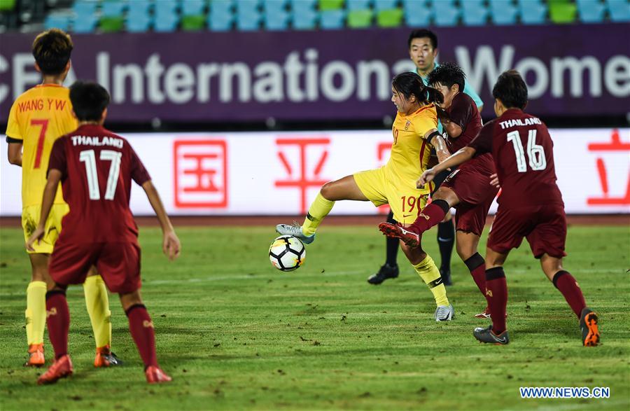 (SP)CHINA-DUYUN-FOOTBALL-INTERNATIONAL WOMEN'S YOUTH