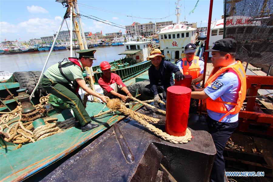 #CHINA-ZHEJIANG-TYPHOON MARIA-PREPARATION(CN)