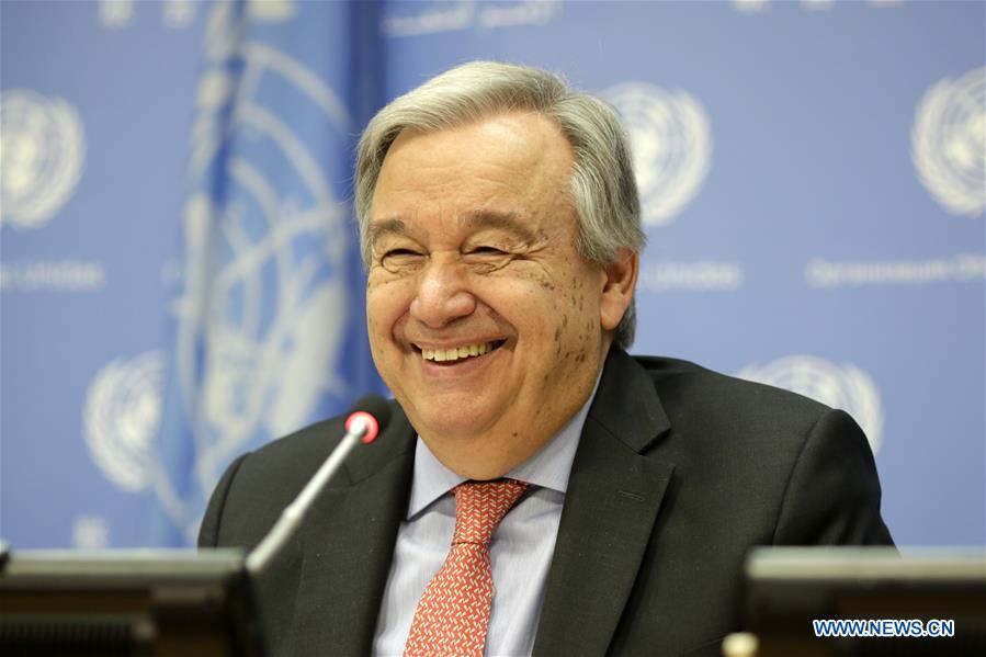 UN-ANTONIO GUTERRES-PRESS CONFERENCE