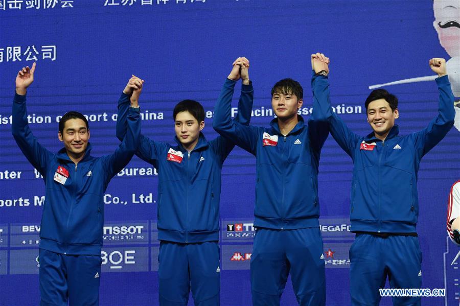 (SP)CHINA-JIANGSU-WUXI-FENCING-WORLD CHAMPIONSHIPS(CN)