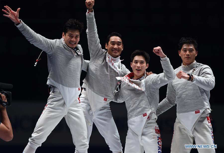 (SP)CHINA-JIANGSU-WUXI-FENCING-WORLD CHAMPIONSHIPS(CN)