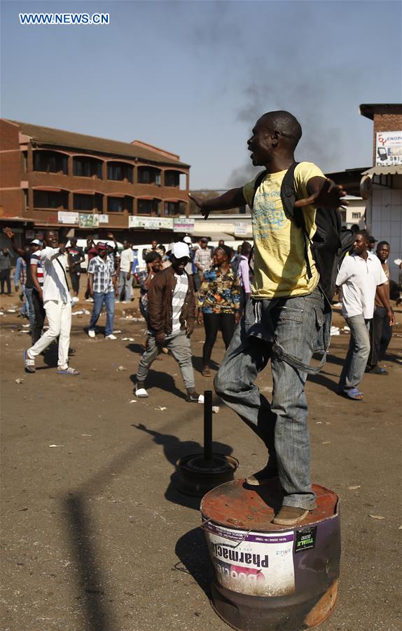 ZIMBABWE-HARARE-PROTEST