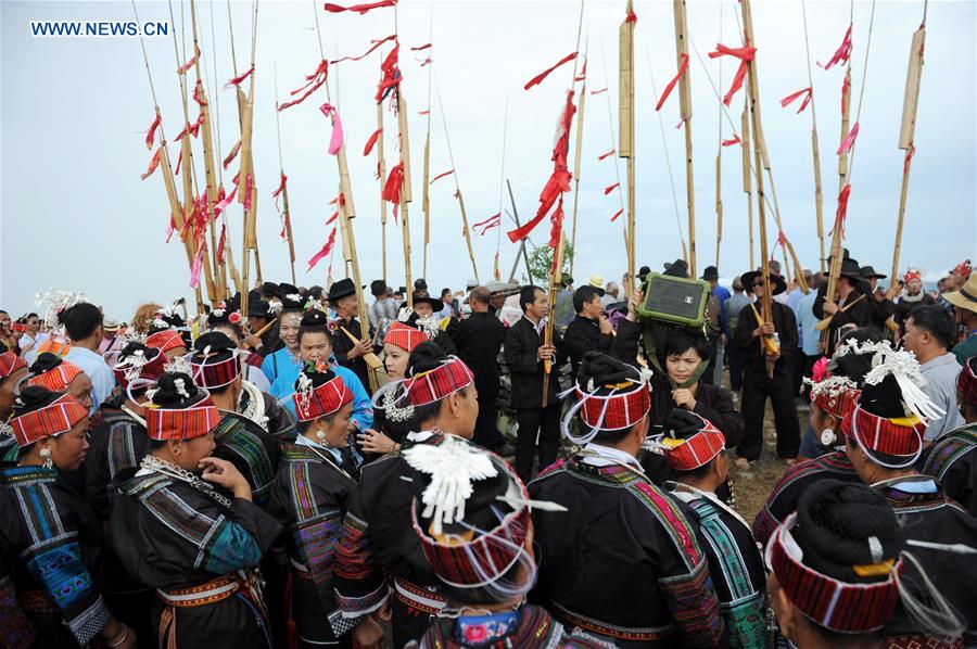 #CHINA-GUIZHOU-MIAO ETHNIC GROUP-QIYU FESTIVAL (CN*)