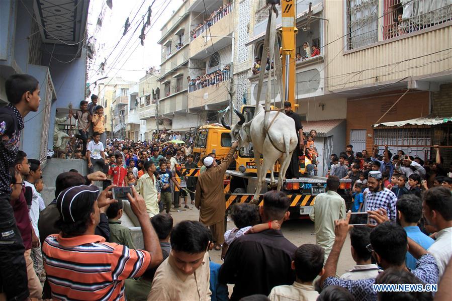 PAKISTAN-KARACHI-EID AL-ADHA-PREPARATION