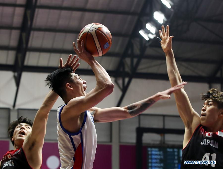 (SP)INDONESIA-JAKARTA-ASIAN GAMES-BASKETBALL-CHINESE TAIPEI VS JAPAN