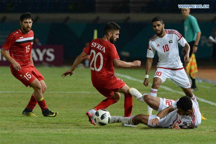 (SP)INDONESIA-BANDUNG-ASIAN GAMES-FOOTBALL-UAE VS SYRIA