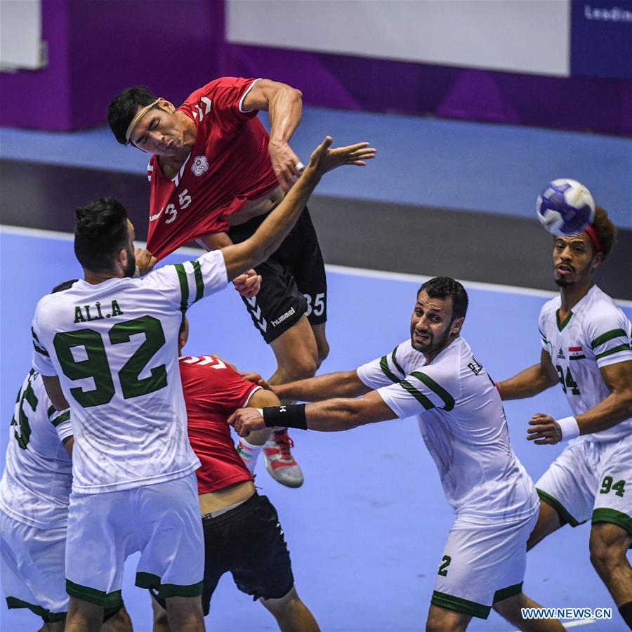 (SP)INDONESIA-JAKARTA-ASIAN GAMES-HANDBALL-CHINESE TAIPEI VS IRAQ