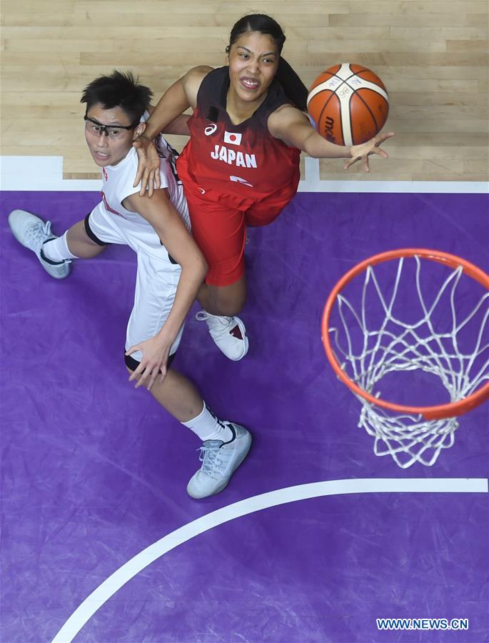 (SP)INDONESIA-JAKARTA-ASIAN GAMES-BASKETBALL-HONG KONG VS JAPAN