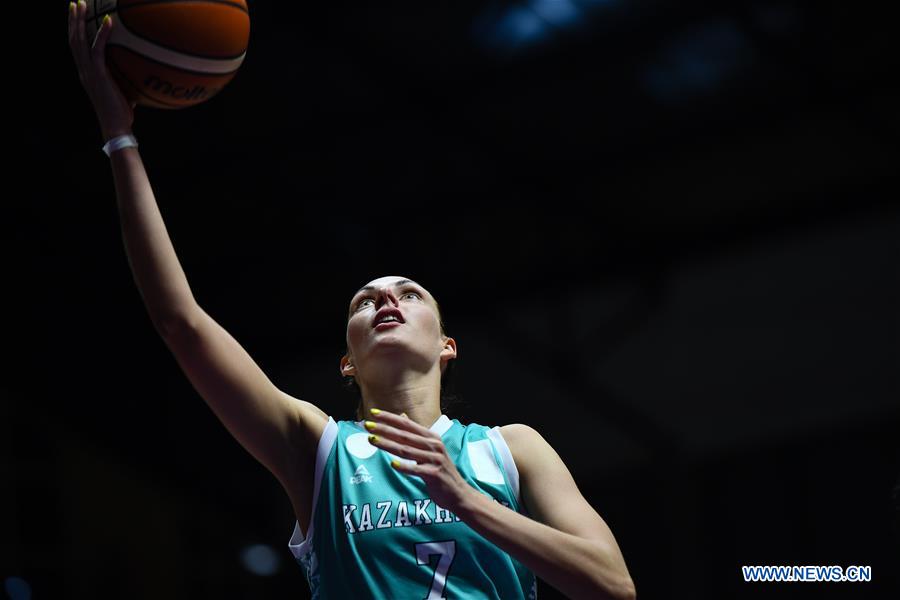 (SP)INDONESIA-JAKARTA-ASIAN GAMES-WOMEN'S BASKETBALL-INDIA VS KAZAKHSTAN