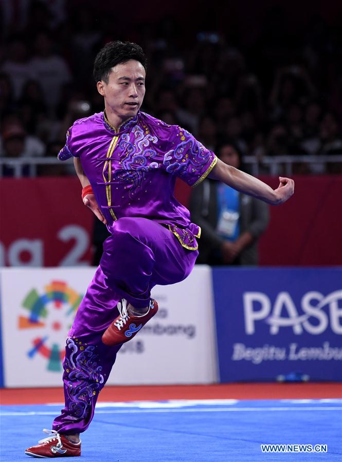 (SP)INDONESIA-JAKARTA-ASIAN GAMES-WUSHU-MEN’S CHANGQUAN